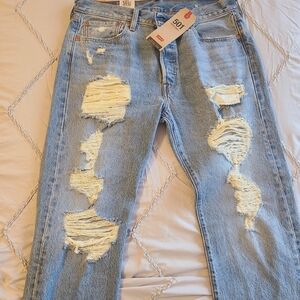 Levi's Men's Destroyed Jeans 33x34